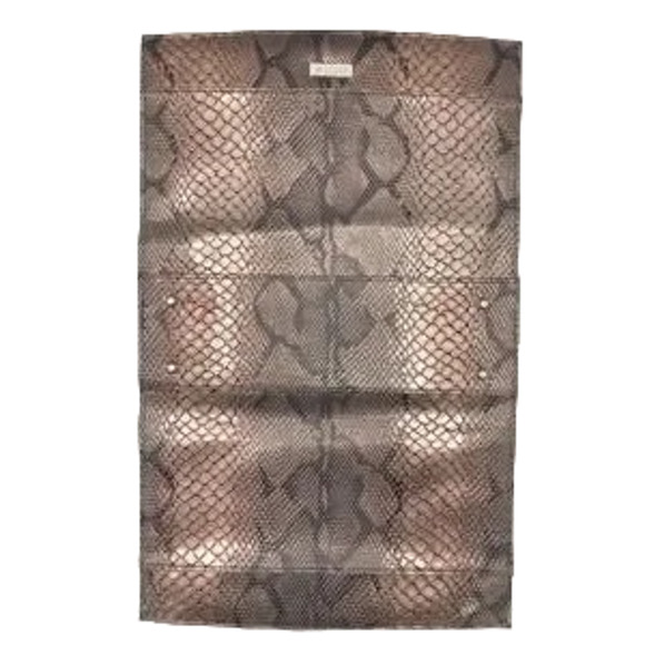 MICHE Snakeskin Embossed MAGNETIC SHELL ONLY for the Classic Bag Bronze Black - Picture 2 of 5